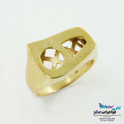 انگشتر طلا - طرح ه نیمانی-SR0557